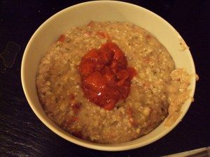 Jarðarberjagumsgrautur