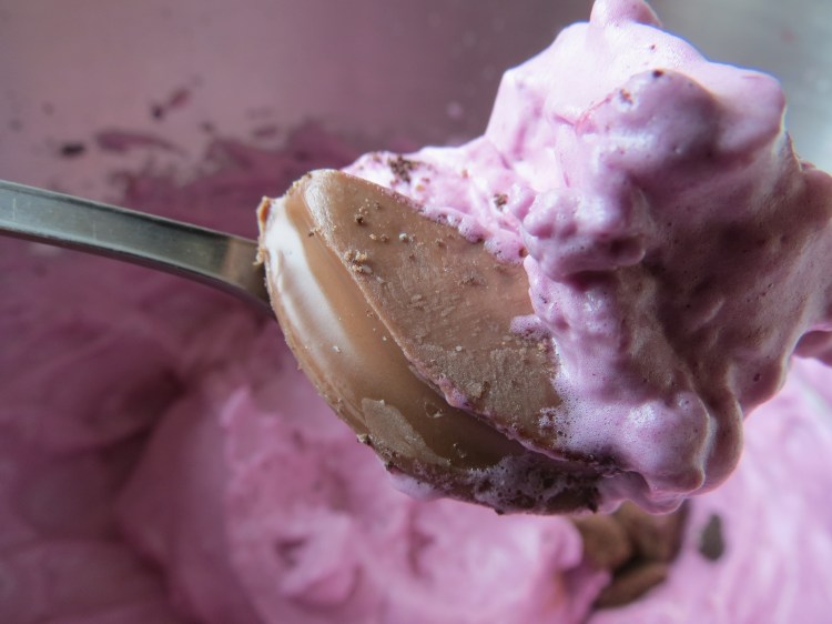 Súkkulaði oreo kex í sólberjaflöffi