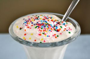 Rísalamand prótínbúðingur