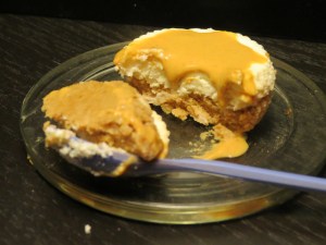 Hnetusmjörs ostakakökubitar