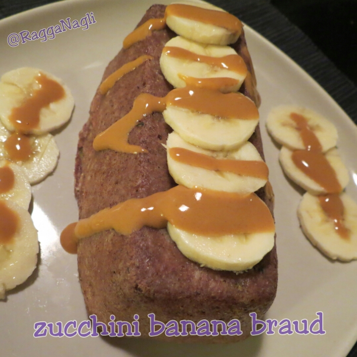 Zucchini-banana-brauð