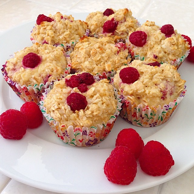 Raspberry muffins